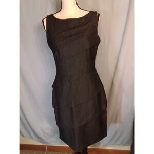 Calvin Klein Sleeveless Gray Dress